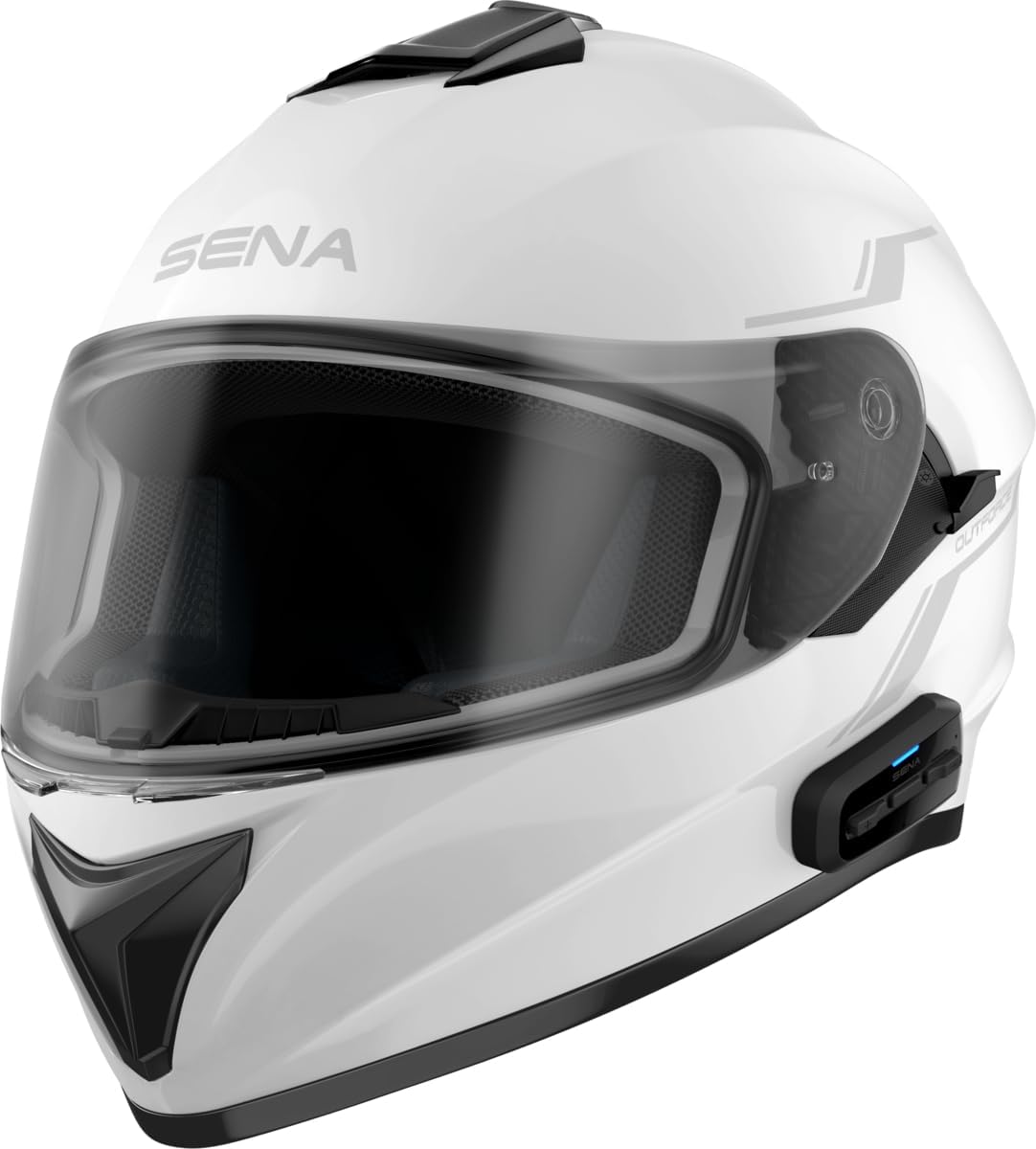 OUTFORCE-GW0XL Outforce Bluetooth Helmet, White - Extra Large