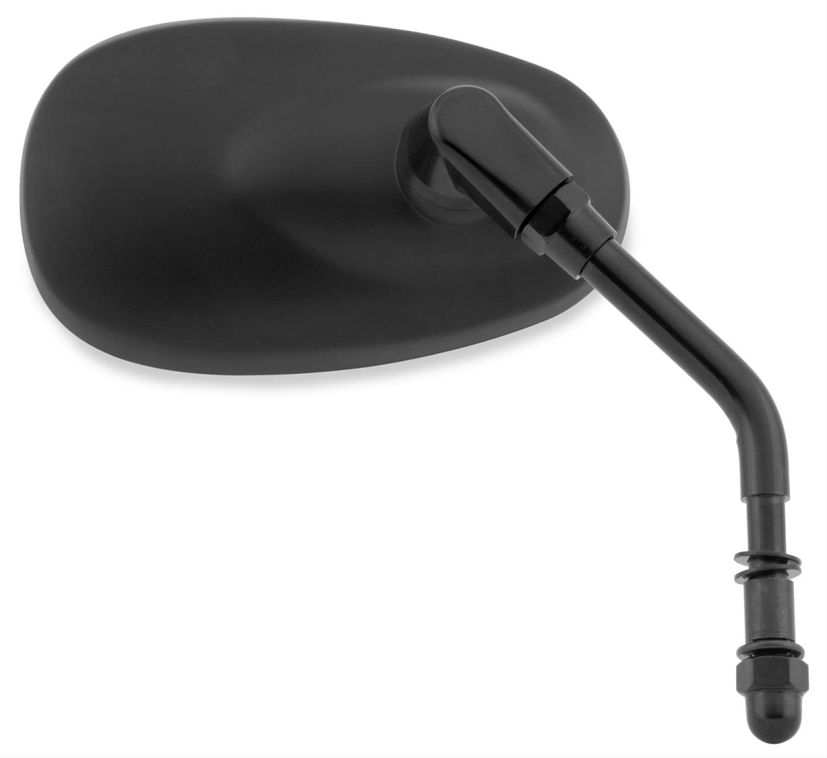 Picture of Bike Master 601154 Matte Black Oval HD Mirror Mini