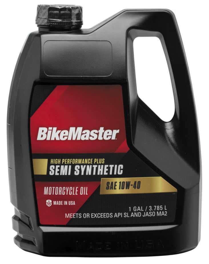 Picture of Bike Master 532317 1 gal 10W40 Semi Synthetic Motorcycle Oil