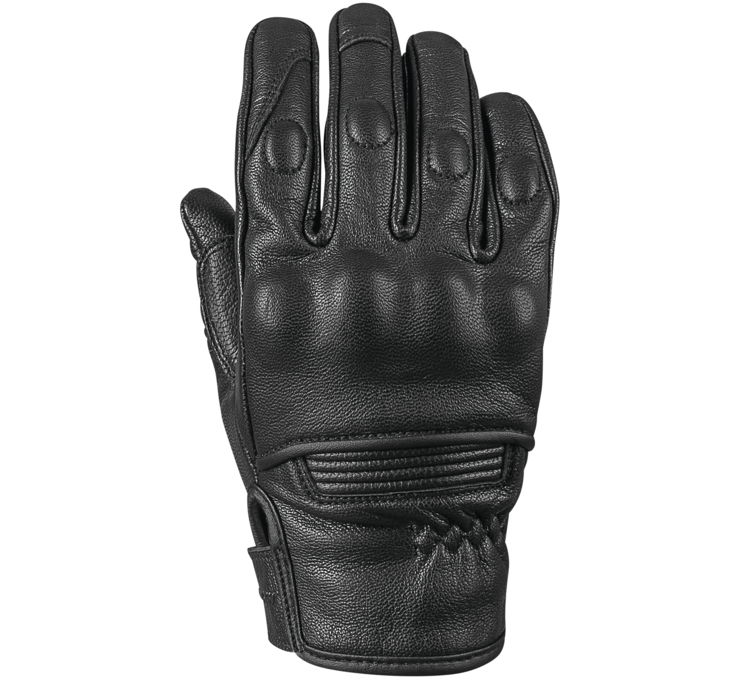 Womens Throttle Body Leather Glove, Black - Extra Large