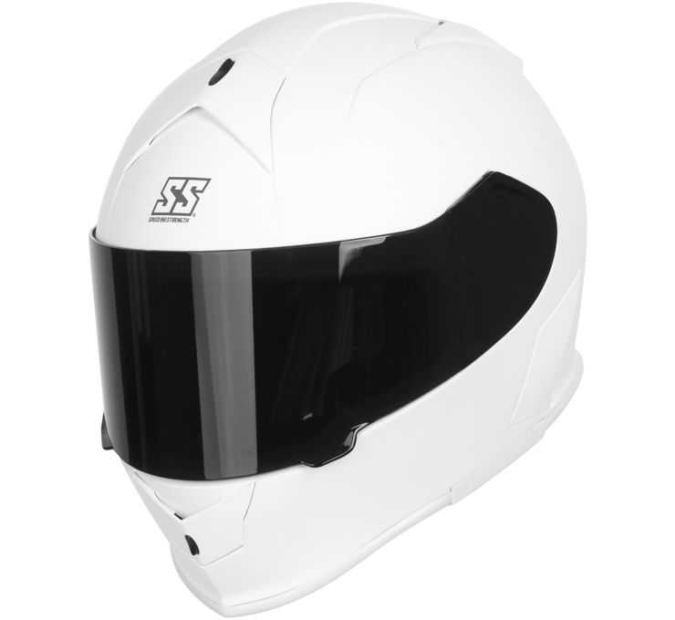 Speed & Strength SS900 Solid Speed Helmet - Matte White, Large