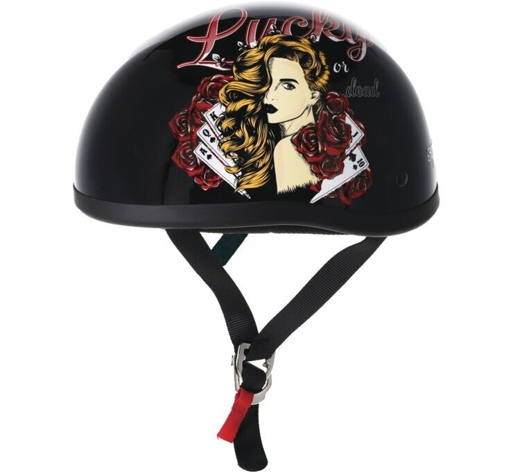 649521 Helmets Original Lucky Womens Helmet, Black - Large