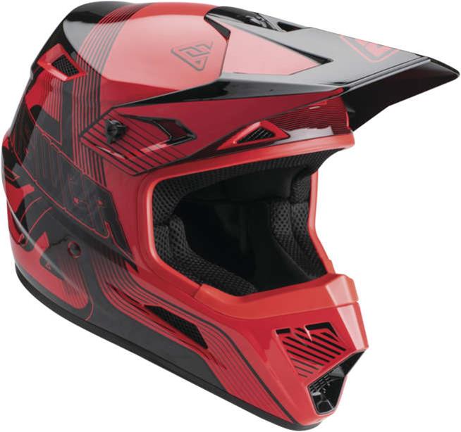 Picture of Answer 447675 AR1 Vendetta He Helmet&#44; Red & Black - Medium