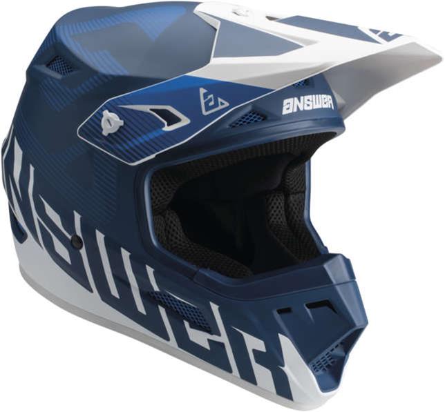 Picture of Answer 447751 AR1 V2 Bold He Helmet&#44; Blue & White - Small