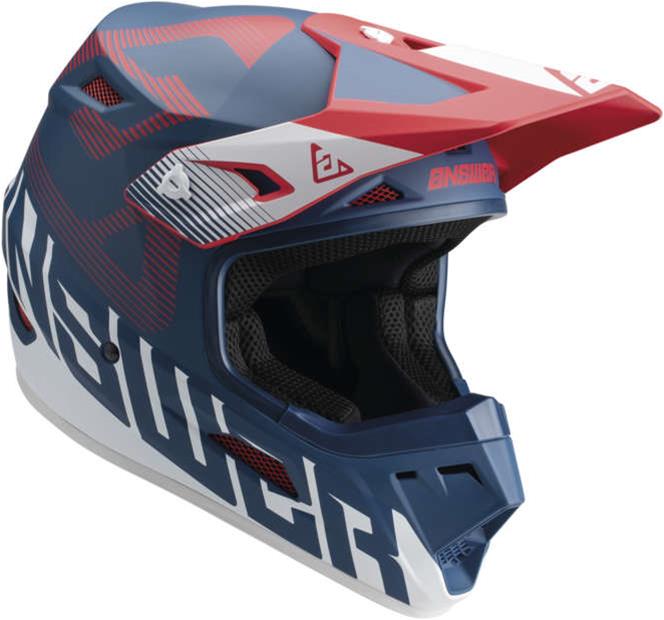 Picture of Answer 447759 AR1 V2 Bold He Helmet&#44; Red & White & Blue - Large