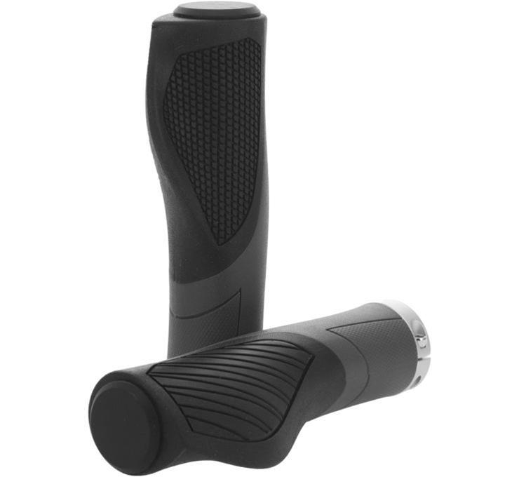 Lock-On Black & Grey Ergo Grips