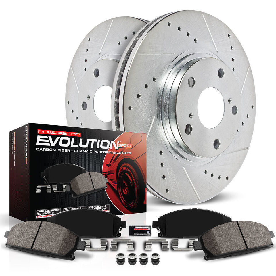PowerStop K8333 Rear Z23 Evolution Sport Brake Kit for 2019 Lexus ES350