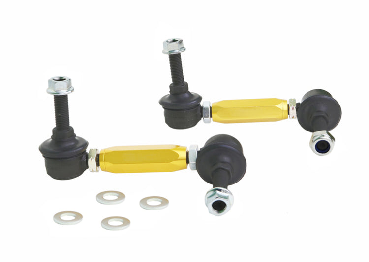 Whiteline KLC140-115 Universal Swaybar Link Kit-Heavy Duty Adjustable Steel Ball with 10 mm Ball Stud