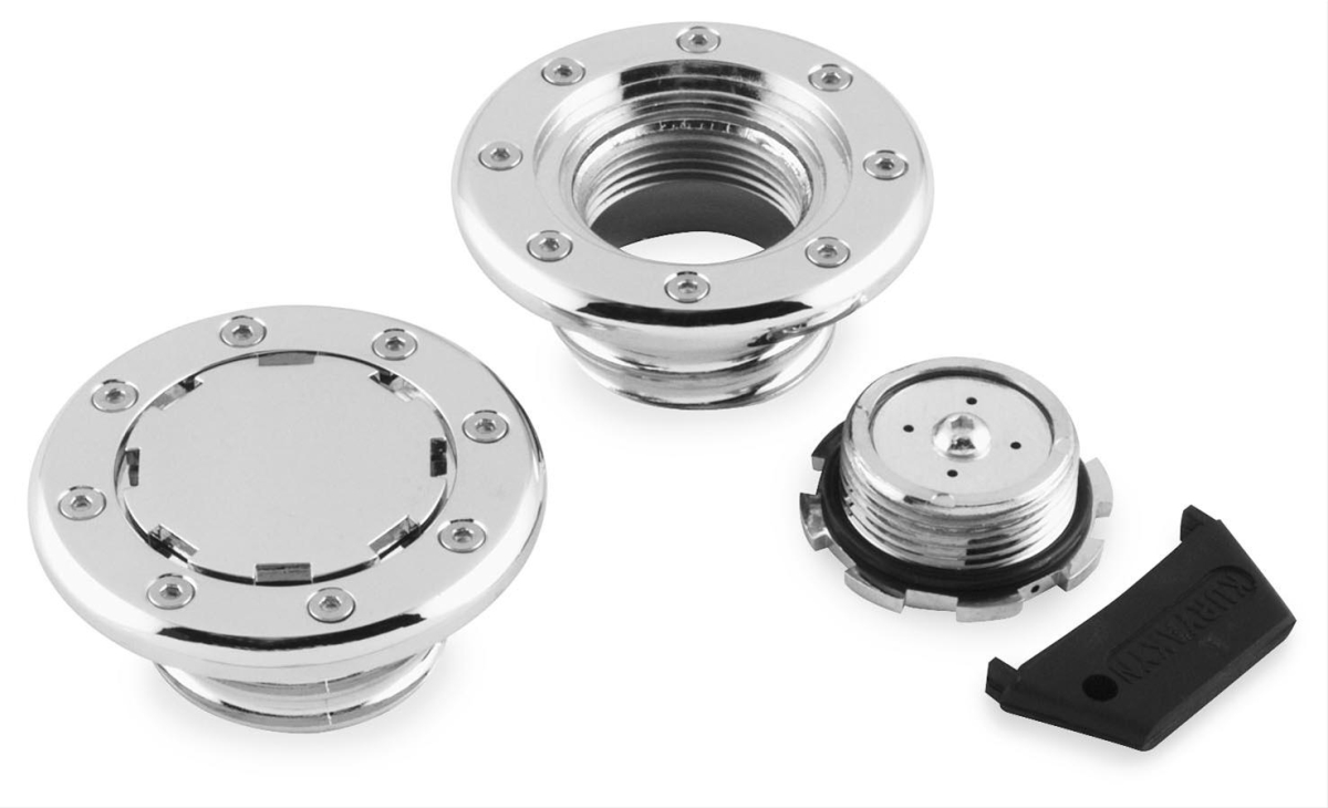 8310 Flush-Mount Gas Cap - Non-Vented, Chrome