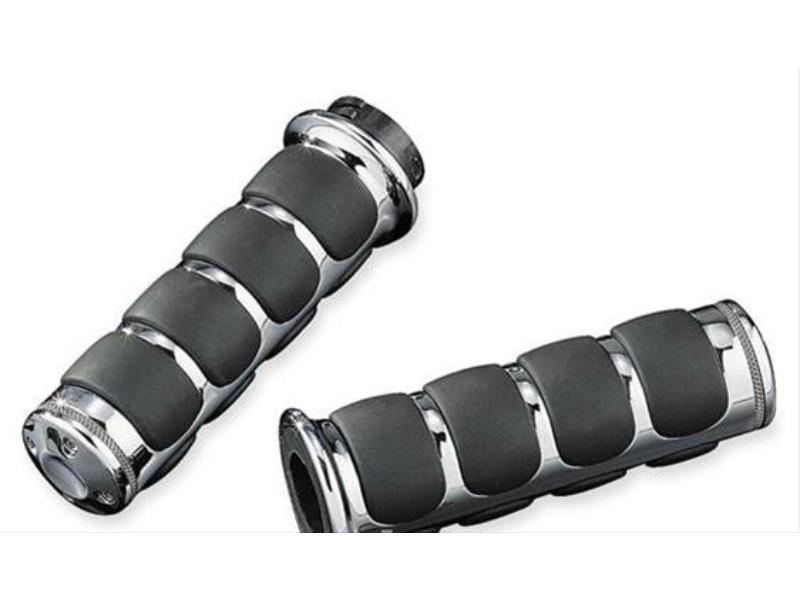6227 Iso Grips Chrome 08 Touring
