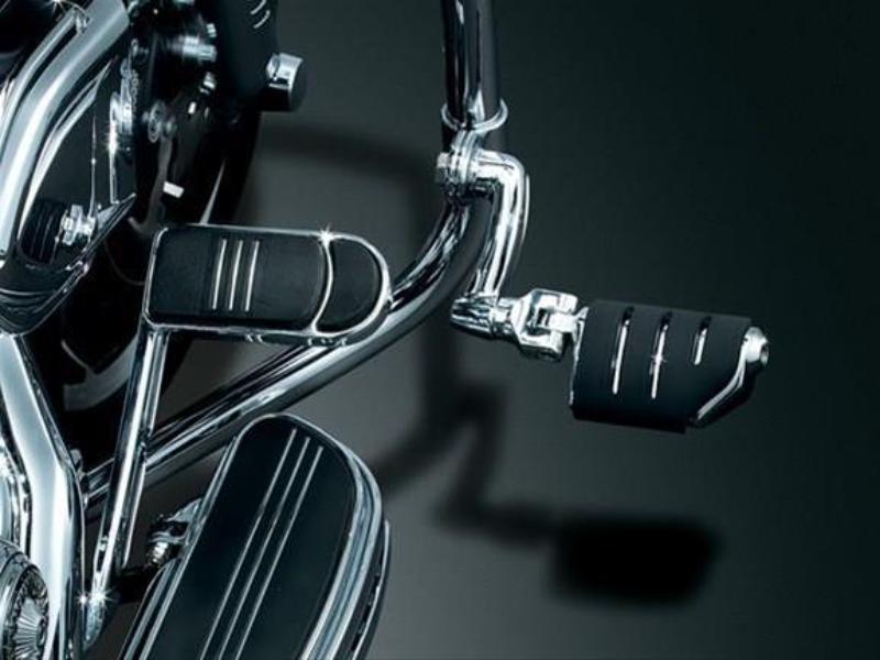 7571 Longhorn Offset Peg Mounts, Black - 1.25 in.