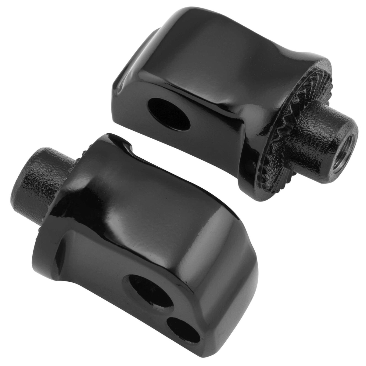 8924 Splined Passenger Peg Adapters, Black