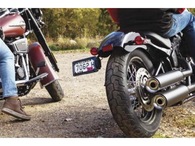 3142 Nova Side Mount License Plate Frame, Black