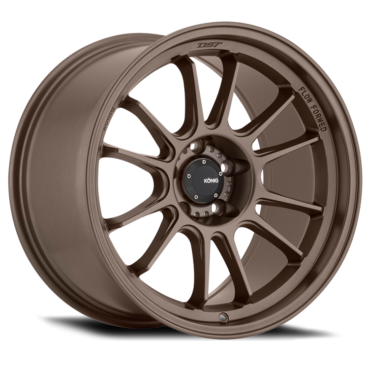 HG86514388 Hypergram 16 x 8 in., 5 x 114.3 mm ET38 Race Wheel, Bronze
