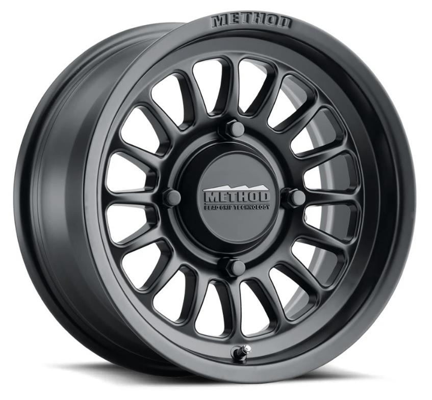 MR41151046564 MR411 Bead Grip 15 x 10 in. & 6 Plus 4 25 mm Offset & 4 x 156 in. & 132 mm CB Wheel, Matte Black