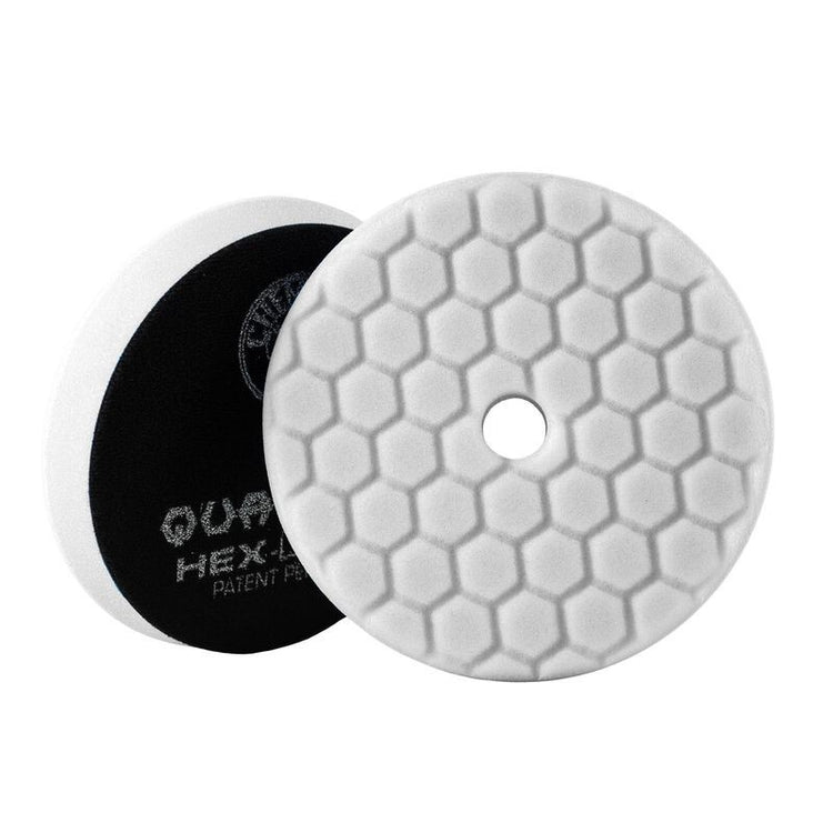 BUFX114HEX5 Hex-Logic Quantum Light-Medium Polishing Pad, White - 5.5 in.