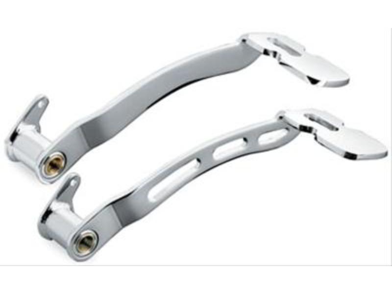 1027 Extnded Girder Style Brake Pedals, Chrome