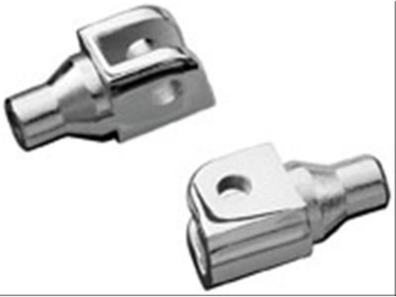 7939 Front Footpeg Adapters, Chrome