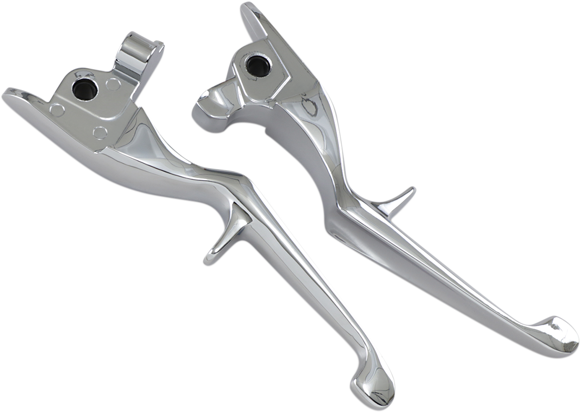 1981 Trigger Lever Set for 2019 Harley-Davidson Freewheeler FLRT, Chrome