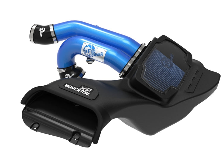 Picture of aFe 50-30072RL Momentum XP Cold Air Intake System with Blue Pro 5R Filter for 2021-2022 Ford F-150 Raptor
