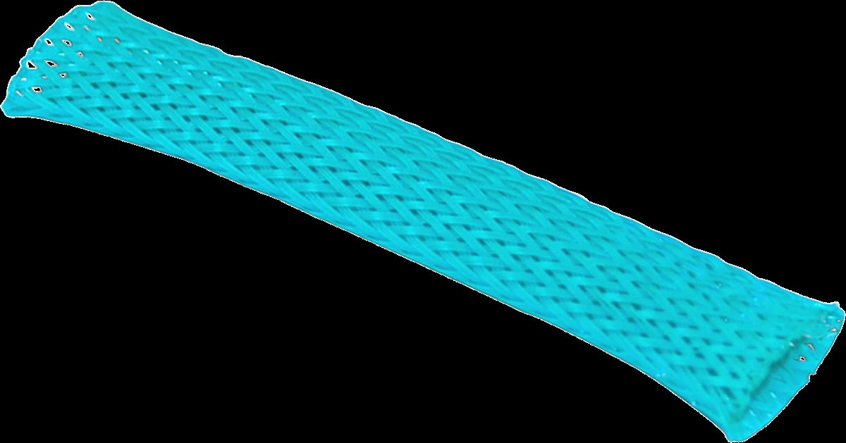 0.37 in. ID Braided Flex Sleeving with 10 ft. Section - Green