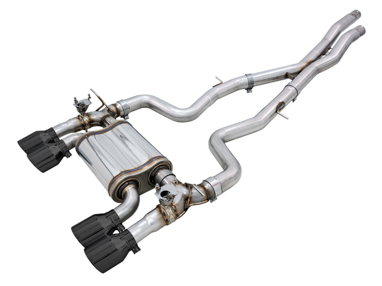 3025-43074 Switch Path Diamond Black Tips Catback Exhaust for 2012 BMW F8X