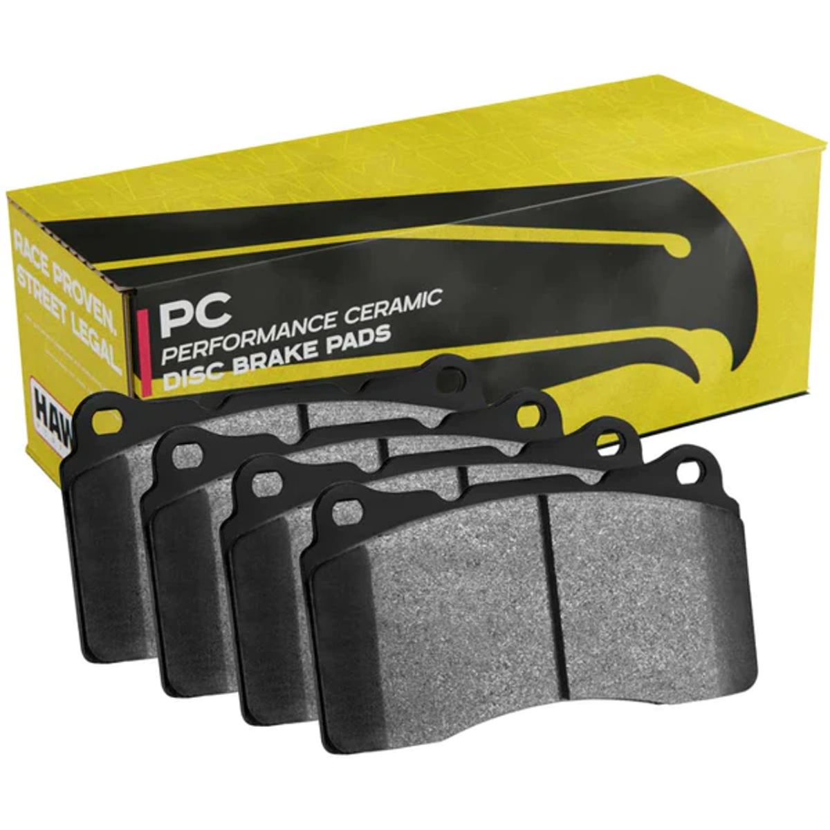 Hawk Performance HB970Z.665 Performance Ceramic Street Front Brake Pads for 2023 Subaru WRX