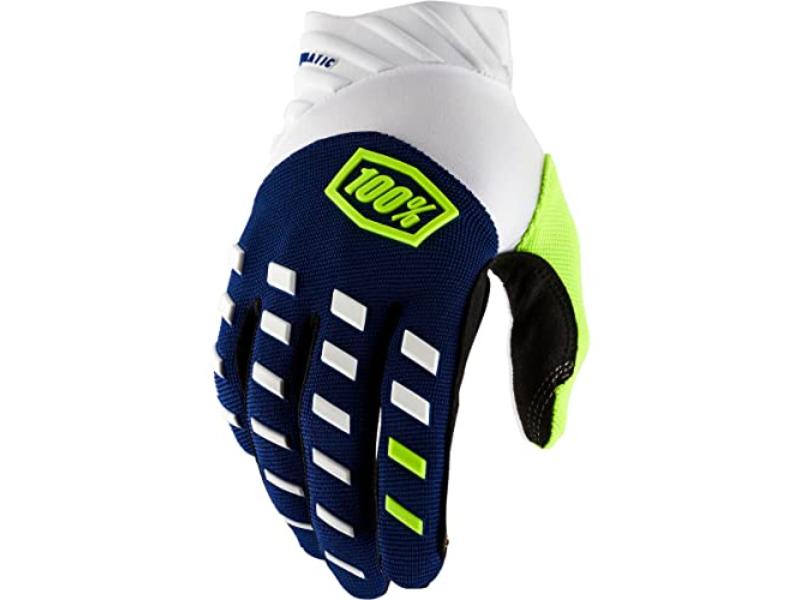 Picture of 100 Percent 10028-375-11 Airmatic Gloves&#44; Navy & White - Medium