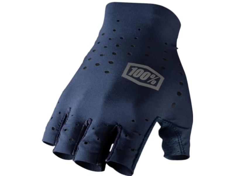 Picture of 100 Percent 10022-00011 Womens Sling Bike Short Finger Gloves&#44; Navy - Small