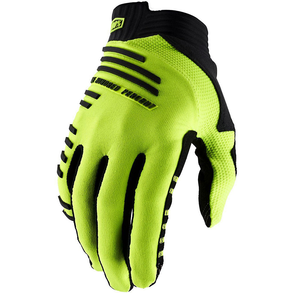Picture of 100 Percent 10027-00013 R-Core Gloves&#44; Fluorescent Yellow - Extra Large