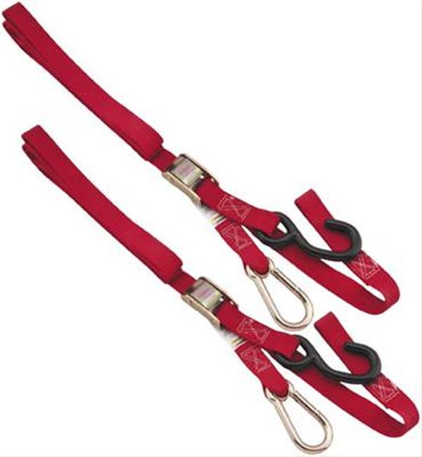 BikeMaster Carabiner Soft Hook Tiedown - Red