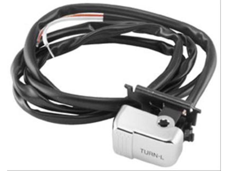 601695 Left Turn Signal Switch for 2007 Harley Davidson 50th Anniversary Sportster, Black