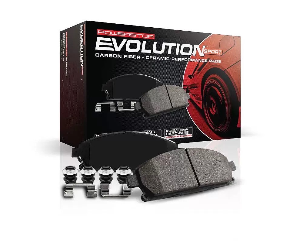 PowerStop Z23-1878 Rear Z23 Evolution Sport Brake Pads with Hardware for 2019 Acura RDX