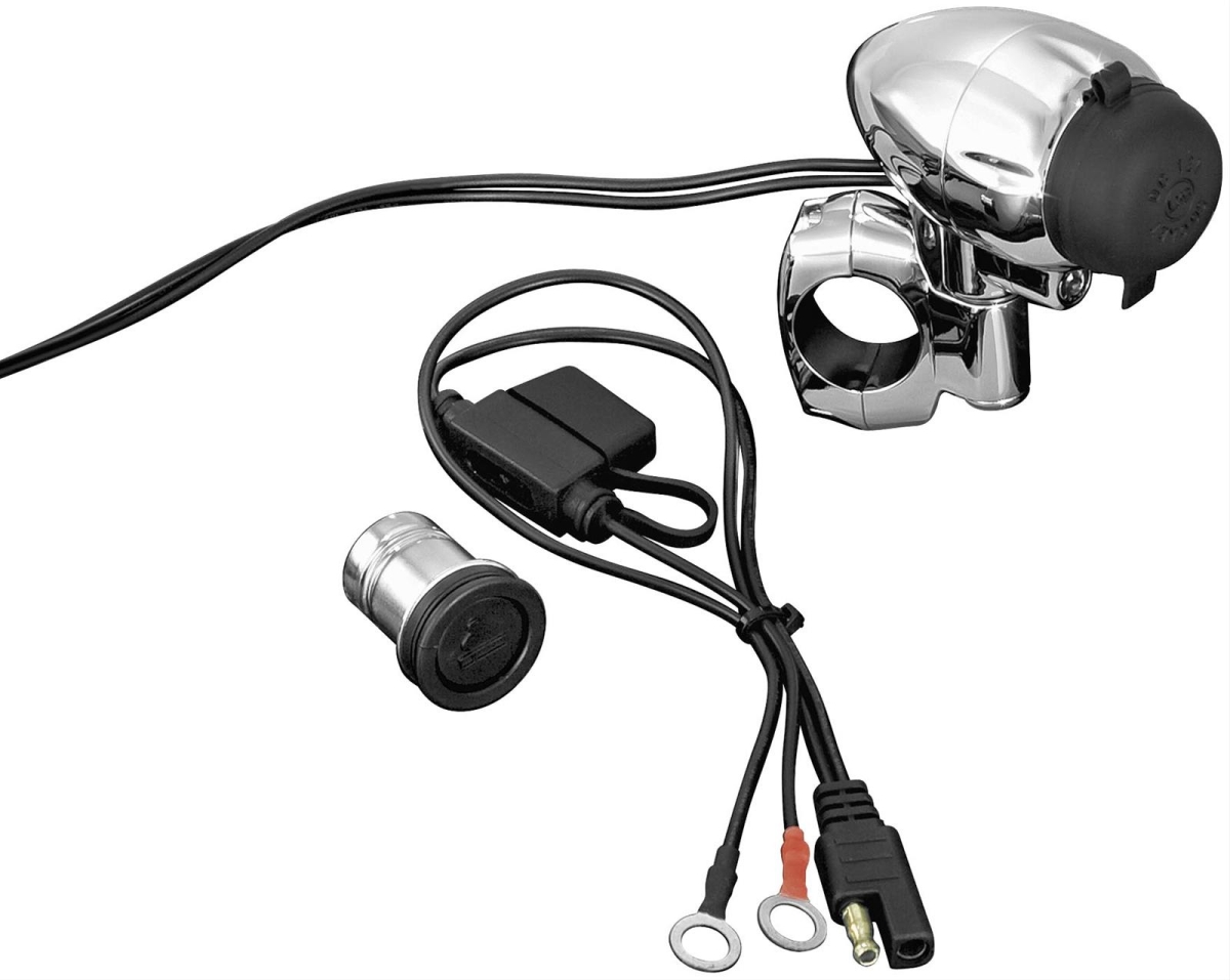 1423 Electric Power Point with 1 Clamp, Chrome