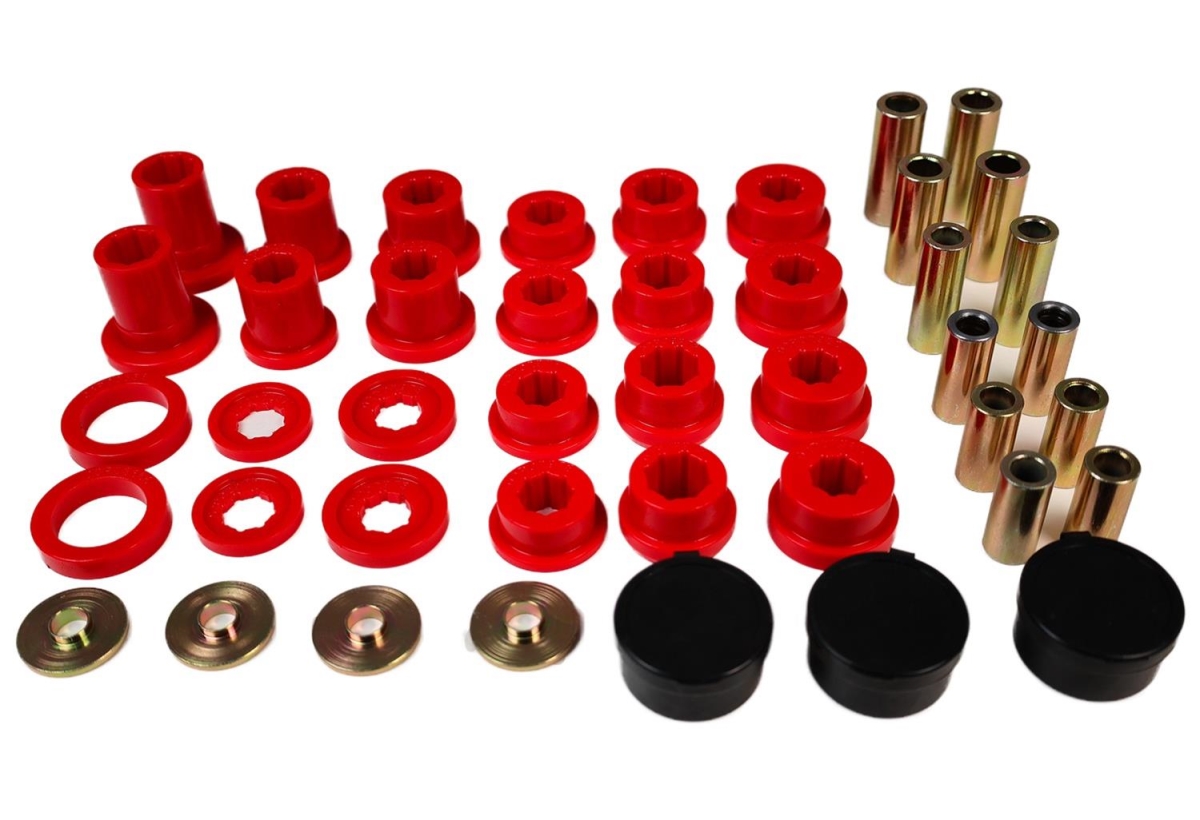 8.3140R Rear Control Arm Bushing Set for 2001-2005 Lexus IS300, Red