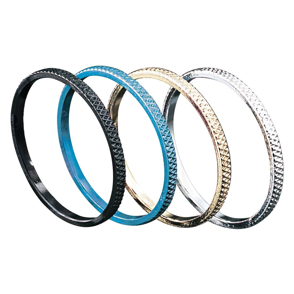 6220 Knurled Grip Accent Rings, Chrome