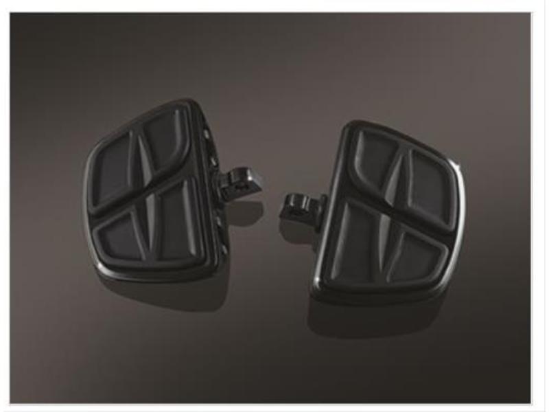 7612 Kinetic Mini Floorboards with Adapter, Black