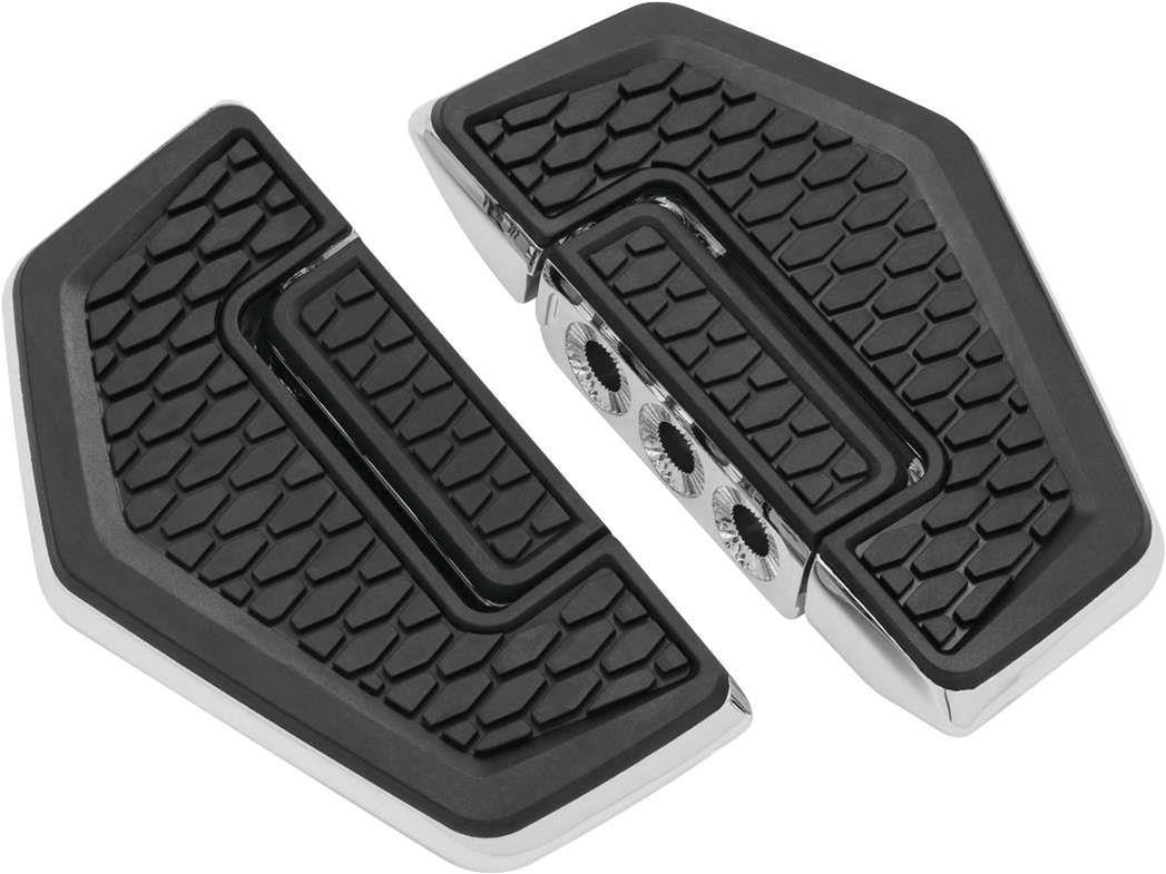 5908 Hex Folding Mini Floorboards without Adapter, Black