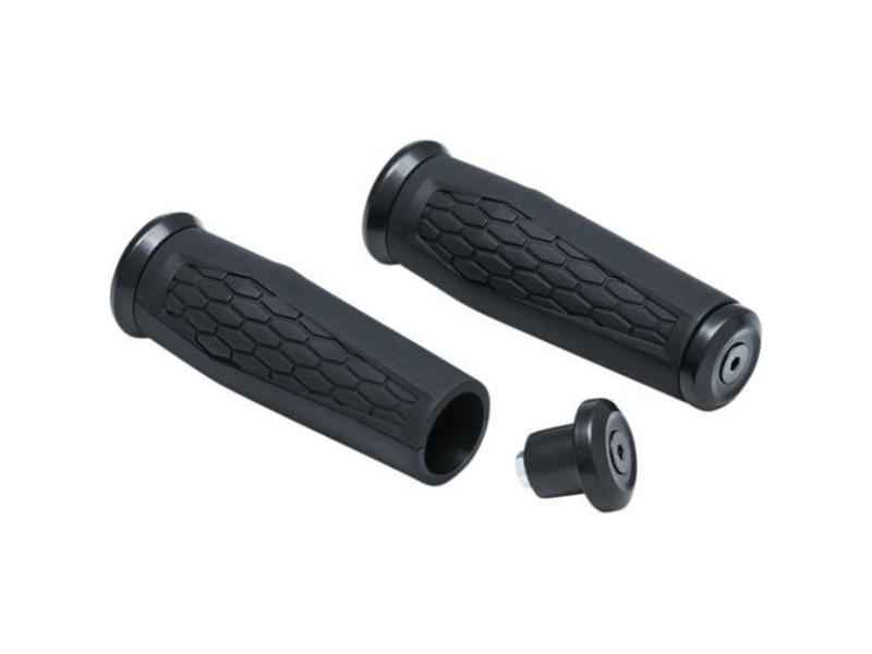 5929 0.88 in. Universal Hex Grips, Black