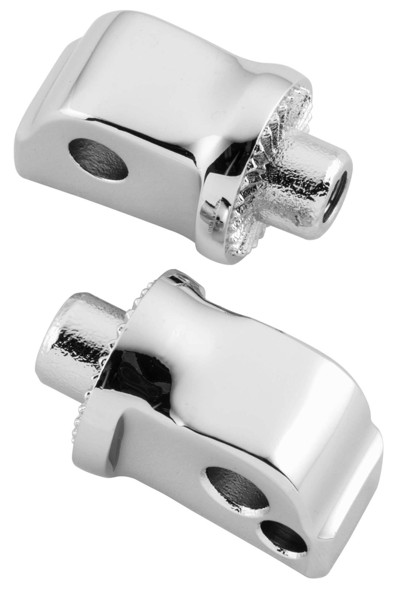8923 Splined Passenger Peg Adapters, Chrome