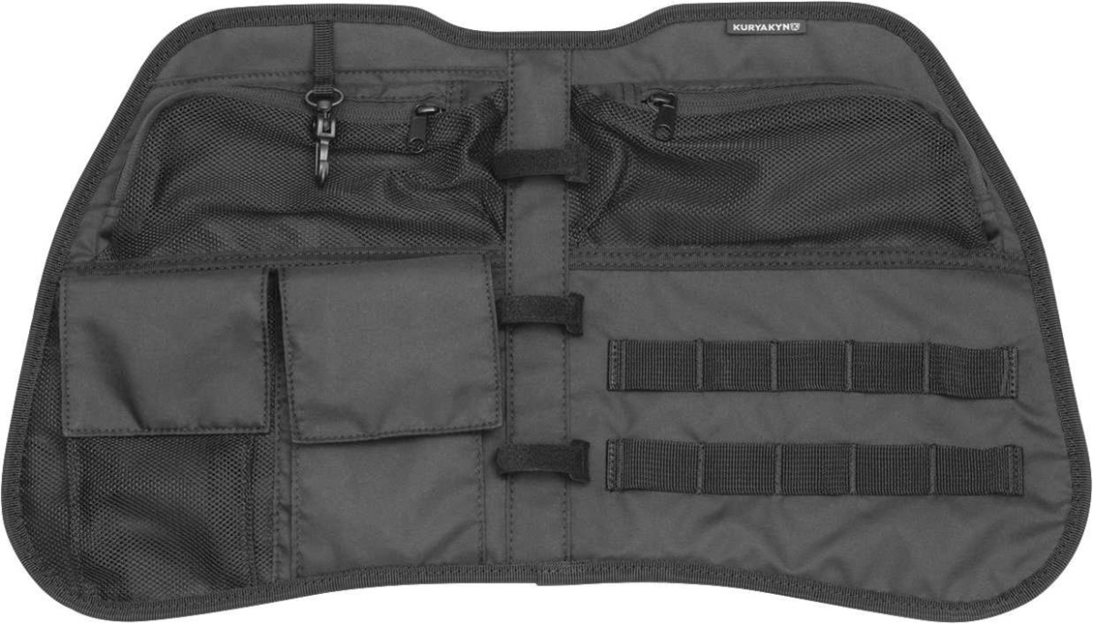5837 Trunk Lid Organizer with Gold Wing, Black