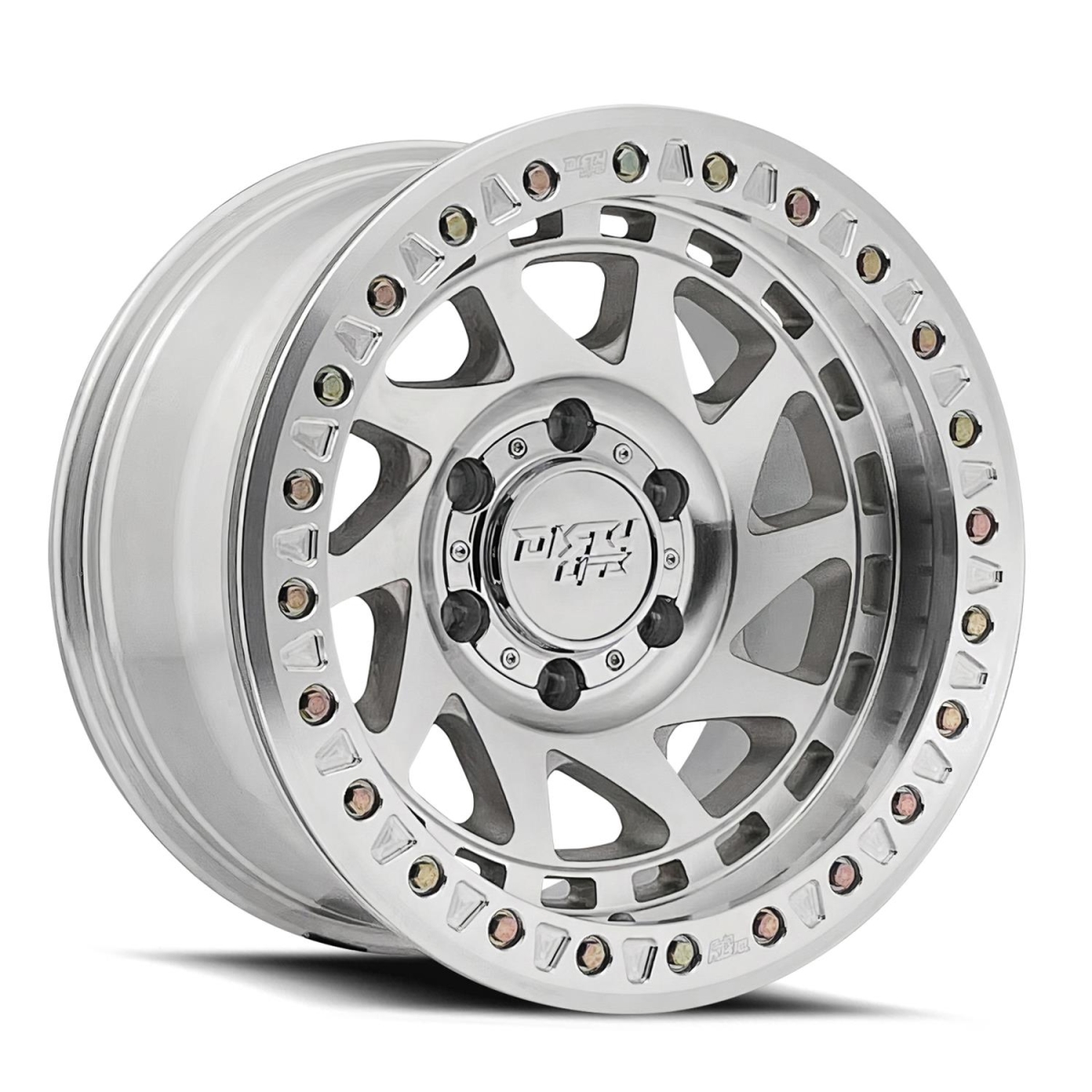 9313-7973M38 17 x 9 in. 9313 Enigma Race 5 x 127 mm Bolt Pattern -38 mm Offset 78.1 mm Hub Machined Wheel