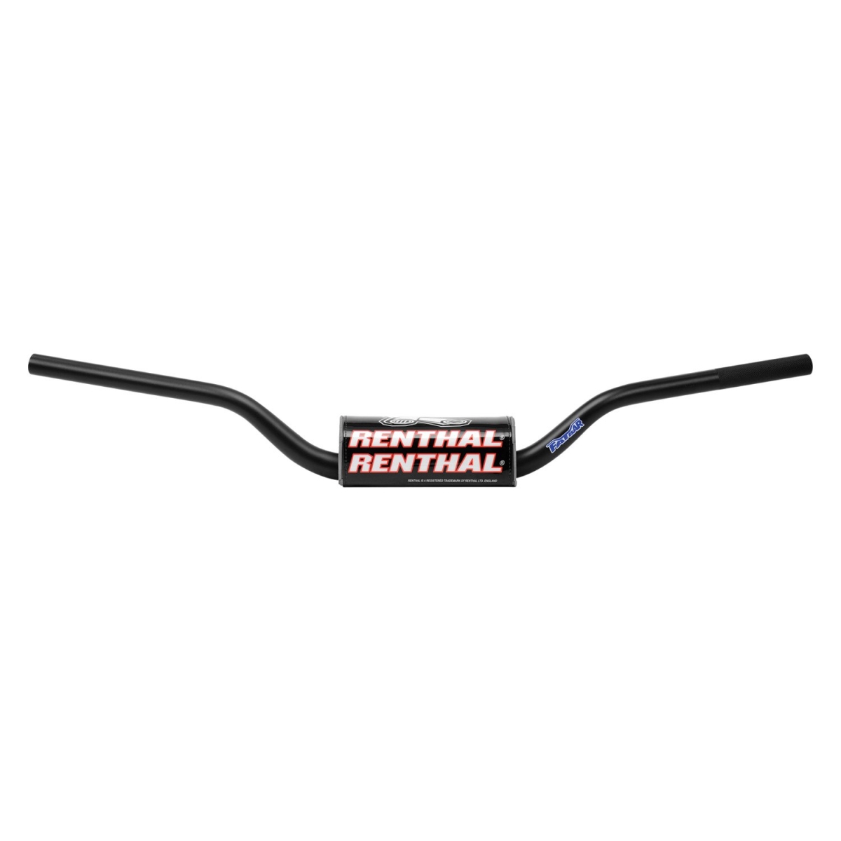 Renthal Fat Bar - Oversized 1-1/8 - Black, 671 - RC Mini
