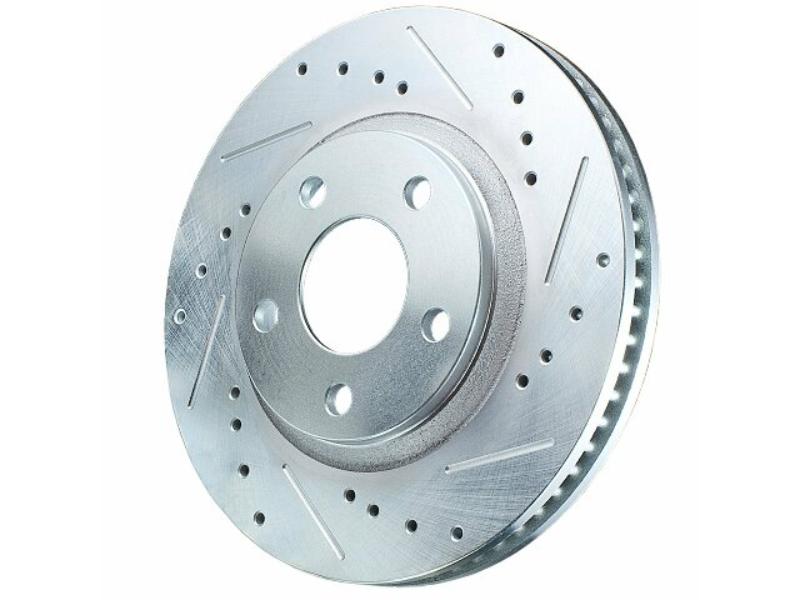 PowerStop AR85116XR Rear Right Evolution Drilled & Slotted Rotor for 2005-2012 Ford F-350 Super Duty