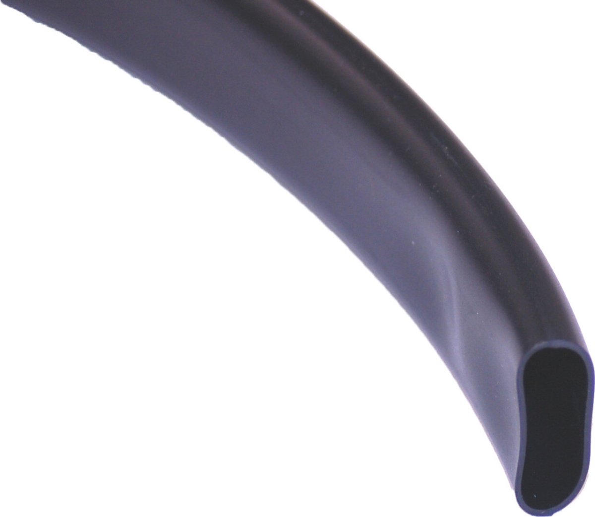 NETR-034 8 ft. Section Extruded PVC Tubing Wire Loom, Black