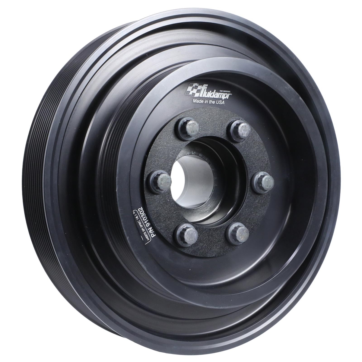 Fluidampr 910302 Steel Internally Balanced Damper for 2015-2021 Dodge Hellcat 6.2L Supercharged