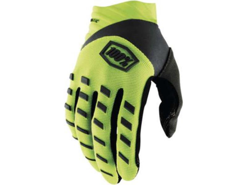 Picture of 100 Percent 10000-00013 Airmatic V2 Gloves&#44; Fluo Yellow & Black - Extra Large