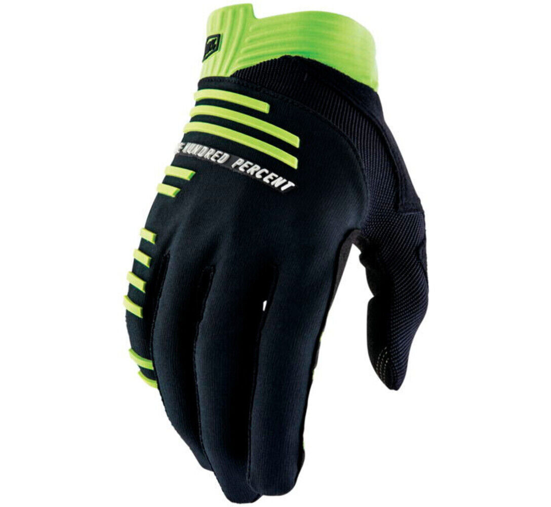 Picture of 100 Percent 10027-00005 R-Core Mens Gloves&#44; Black & Lime - Small