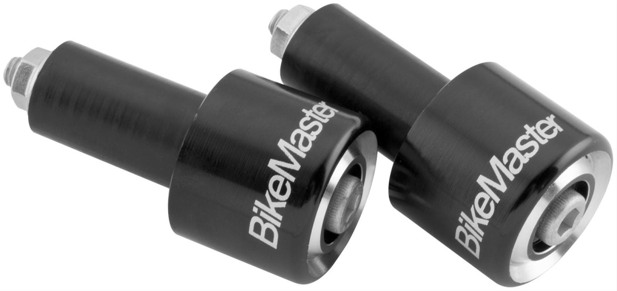 152127 Anodized Aluminum Billet Bar Ends, Black - Pack of 2