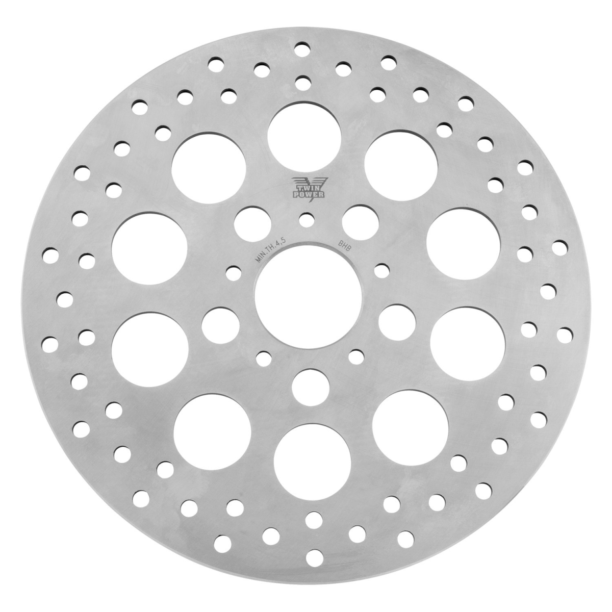 666837 11.5 in. Front Solid Holes Brake Rotor for 1995-2005 Harley Davidson Dyna Super Glide